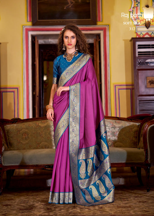 312 Legender Rajpath Soft Silk Sarees