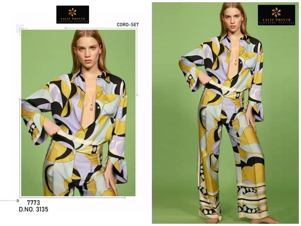 3135 Karachi Aaliz Print Printed Co Ord Set