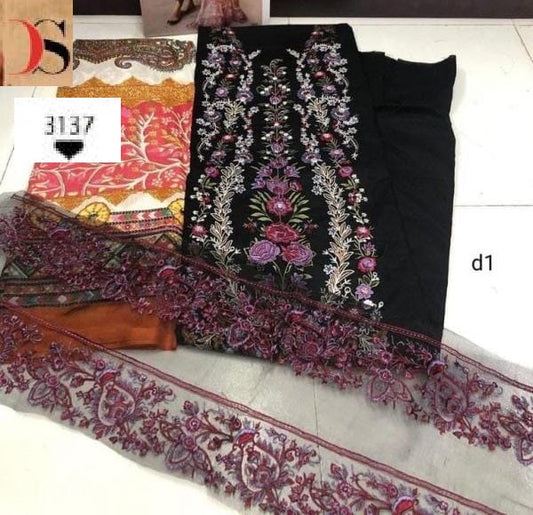 3137 Deepsy Embroidery Pakistani Patch Suits