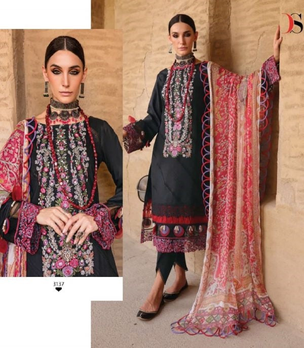 3137 Deepsy Embroidery Pakistani Patch Suits