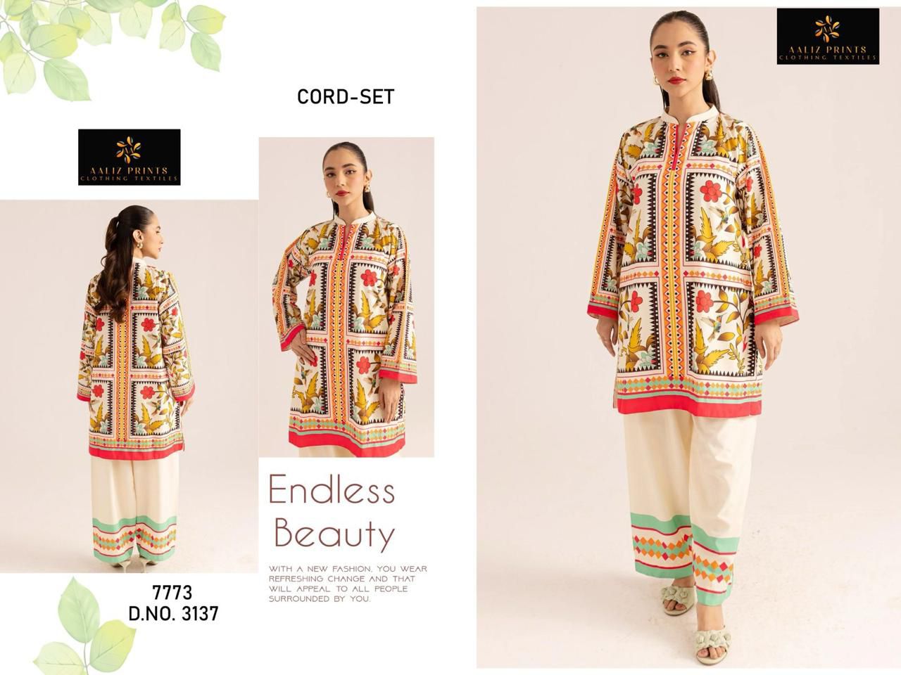 3137 Karachi Aaliz Print Printed Co Ord Set