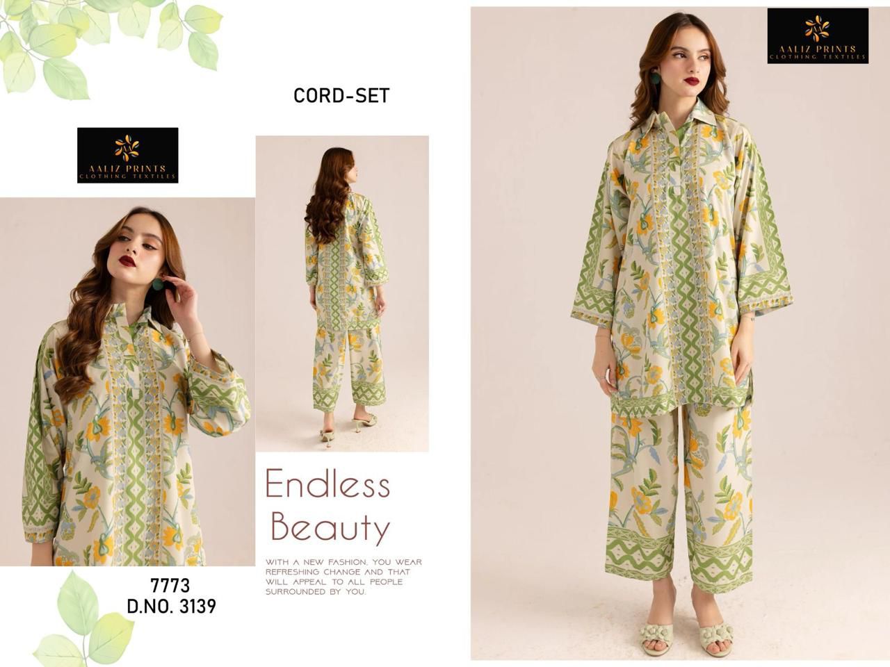 3139 Karachi Aaliz Print Printed Co Ord Set