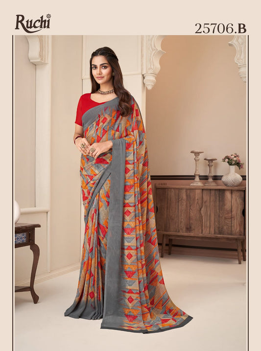 25706B Ragaa Georgette Ruchi Sarees