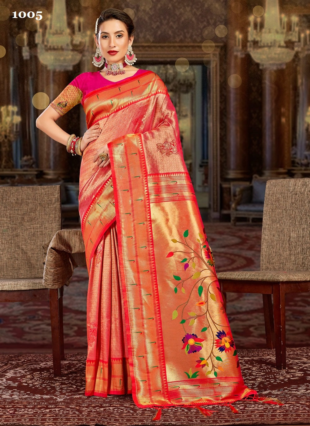 1005 Kamiya Sangam Sarees