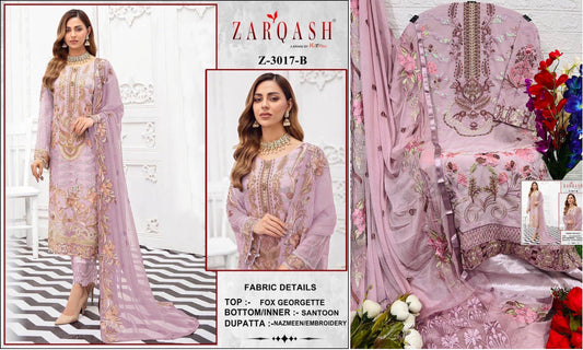 Z-3017B Zarqash Pakistani Salwar Suits