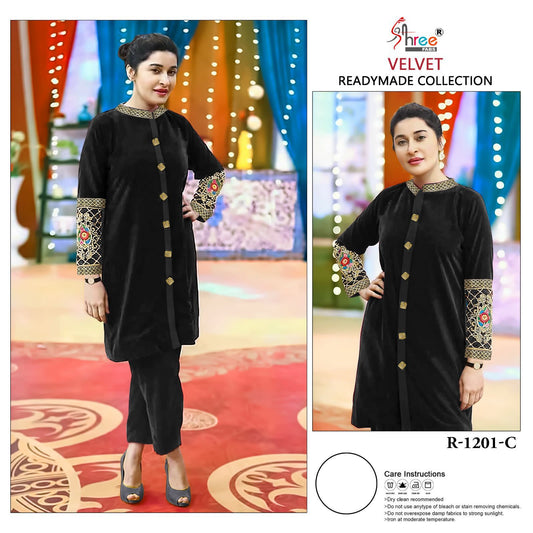1201C Shree Fabs Top Bottom Set