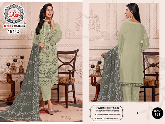 181D Affan Creation Pakistani Salwar Suits