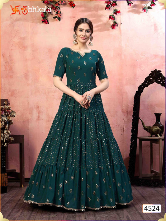 4524 Flory Vol 12 Shubhkala One Piece