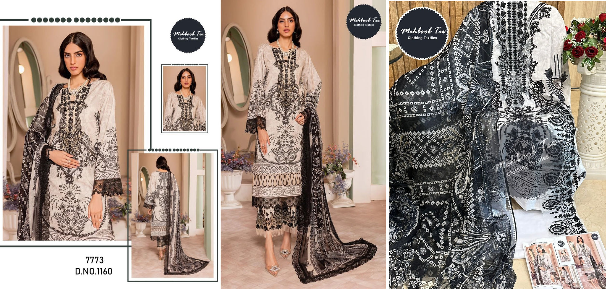 1160 Mehboob Tex Pakistani Salwar Suits