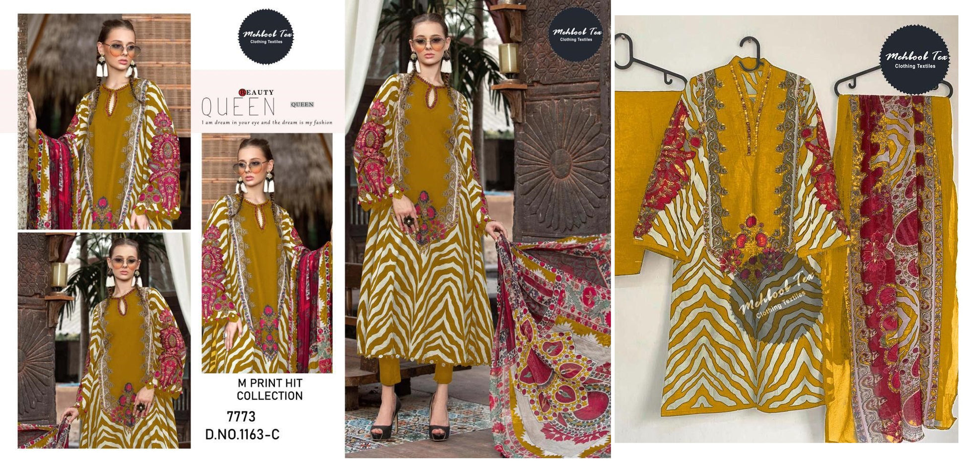 1163C Mehboob Tex Pakistani Salwar Suits