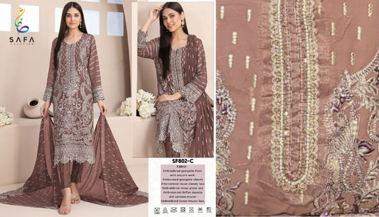 802C Safa Creation Pakistani Salwar Suits