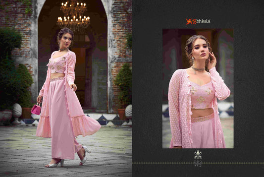 4912 Flory Vol 35 Shubhkala Crop Top Plazzo Set