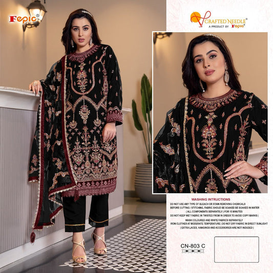 803C Crafted Needle Pakistani Readymade Suits