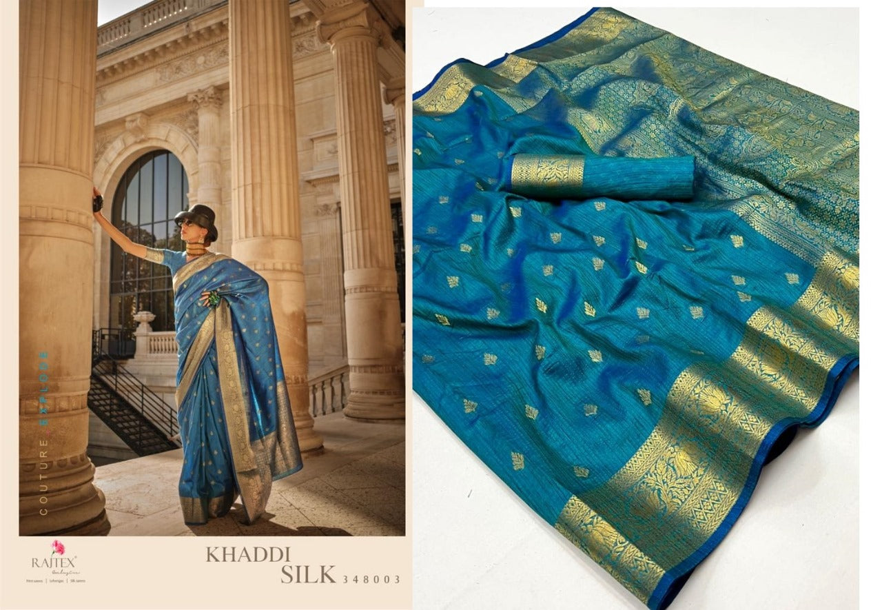 348003 Khaddi Rajtex Sarees