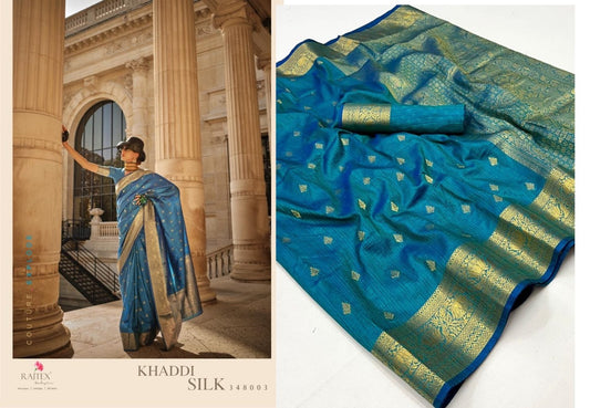 348003 Khaddi Rajtex Sarees