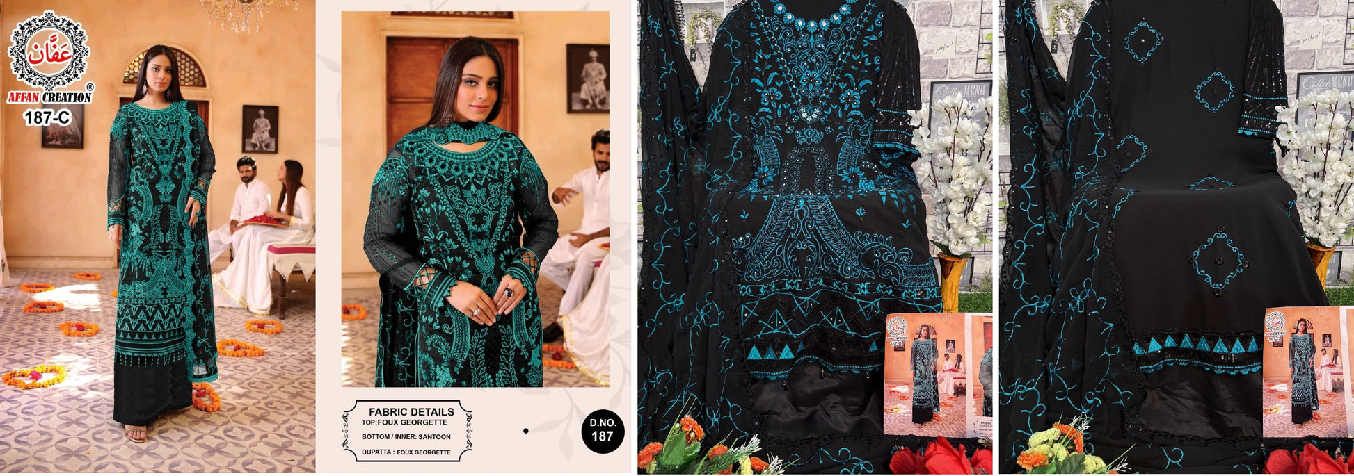 187C Affan Creation Pakistani Salwar Suits