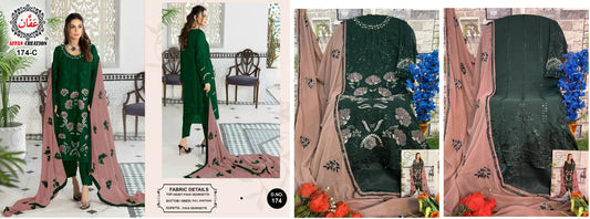 174C Affan Creation Pakistani Salwar Suits