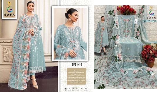 814B Safa Creation Pakistani Salwar Suits