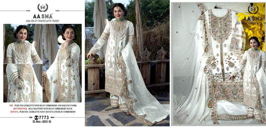 203G Aasma Pakistani Salwar Suits
