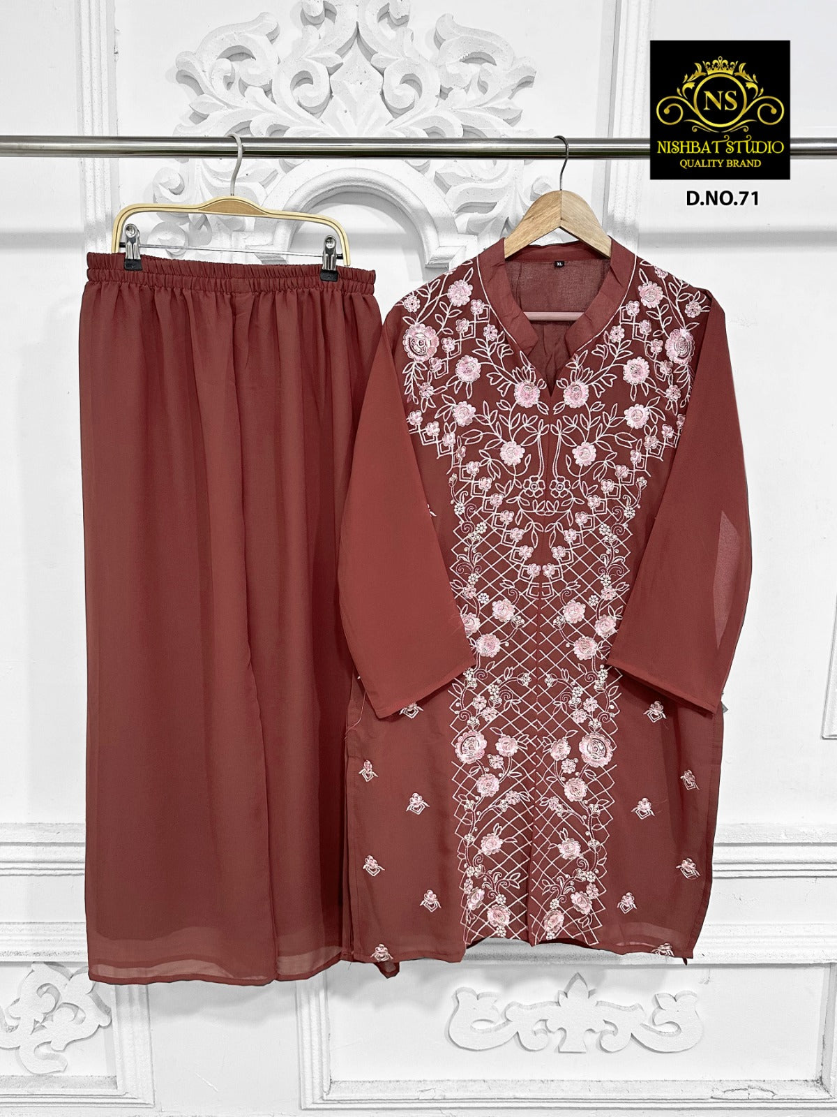 71Orange Nishbat Studio Co Ord Set