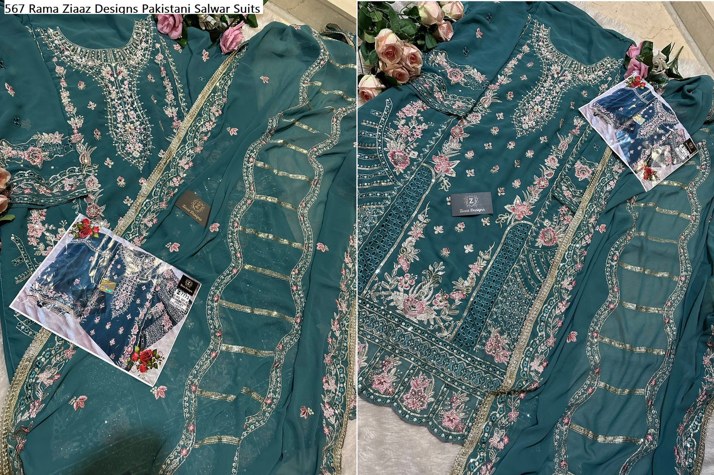 567 Rama Ziaaz Designs Pakistani Salwar Suits