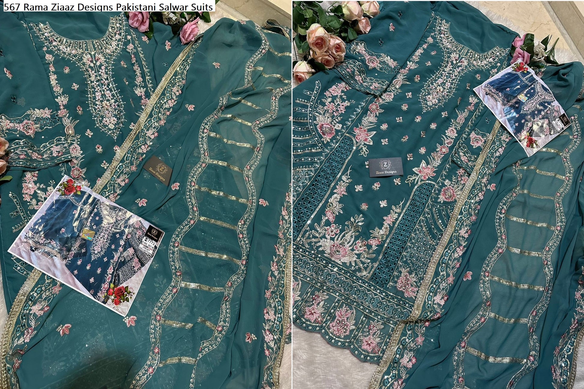 567 Rama Ziaaz Designs Pakistani Salwar Suits