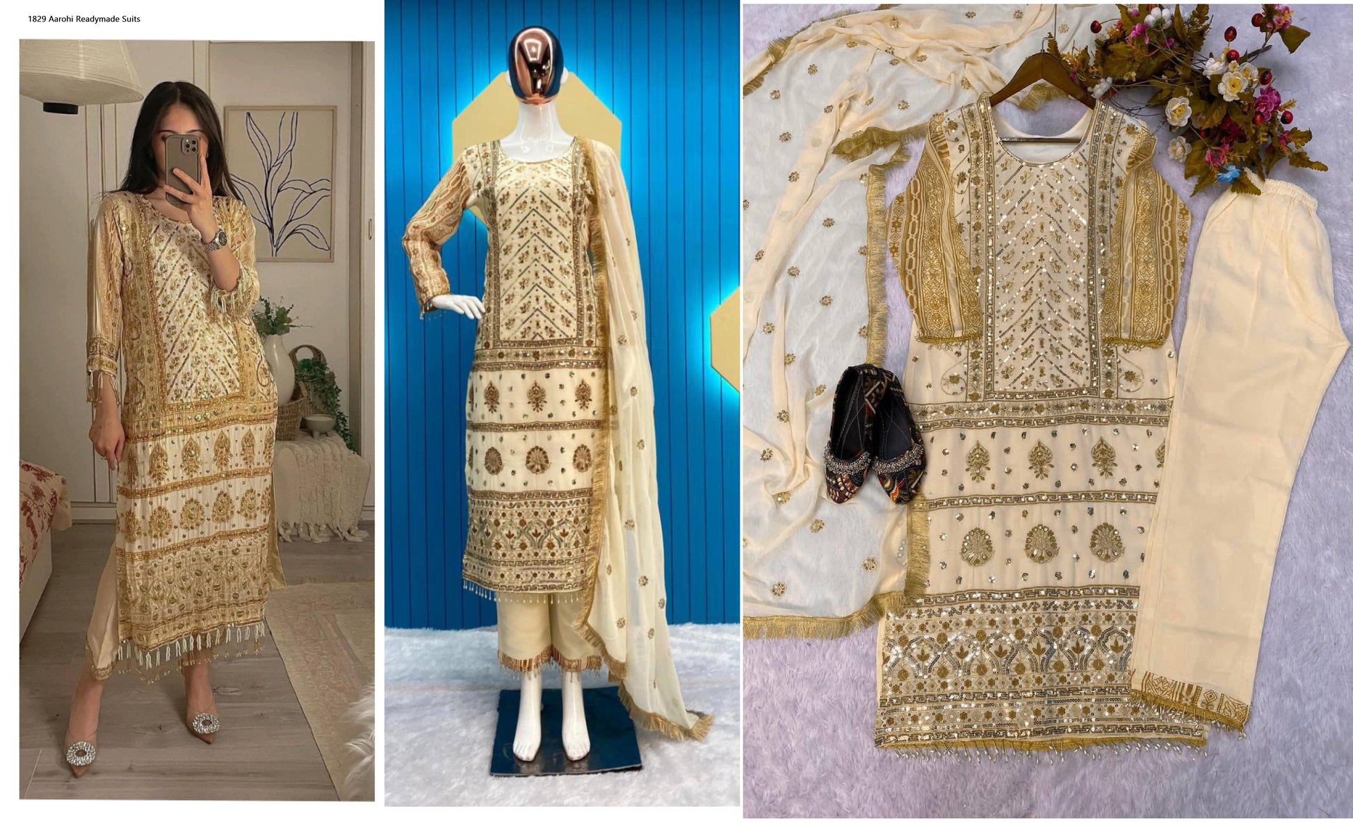 1829 Aarohi Readymade Suits