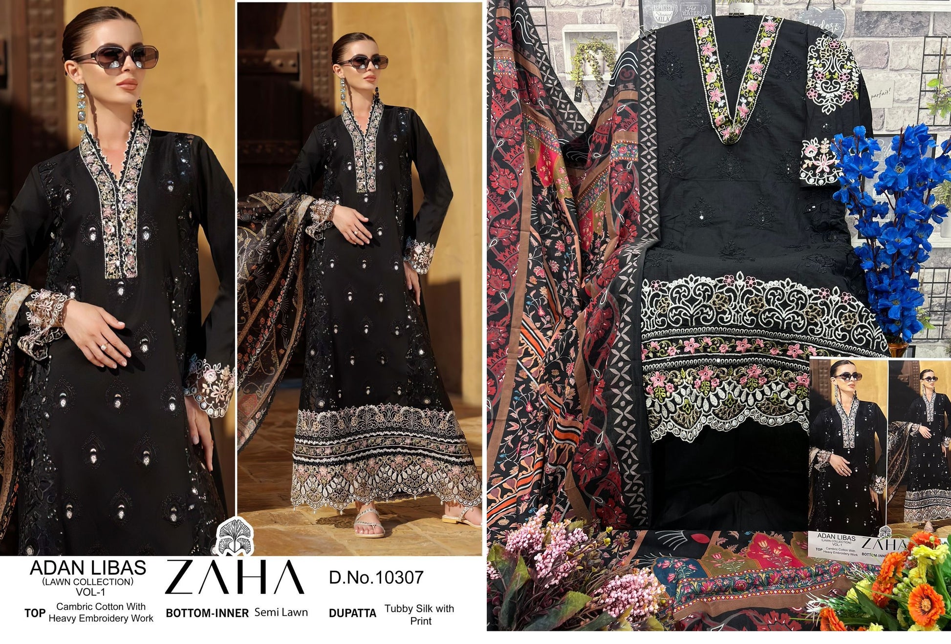10307 Adan Libas Zaha Pakistani Salwar Suits