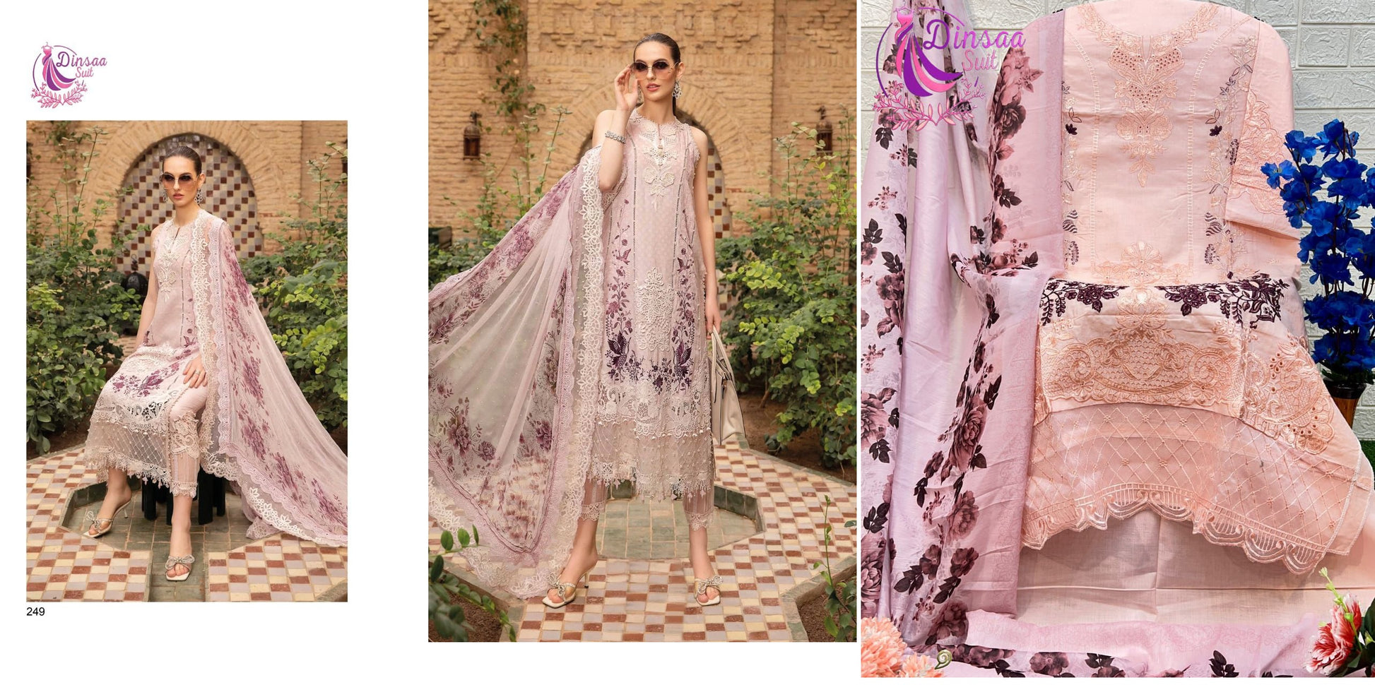 249 Maria B Vol 4 Dinsaa Suit Pakistani Salwar Suits
