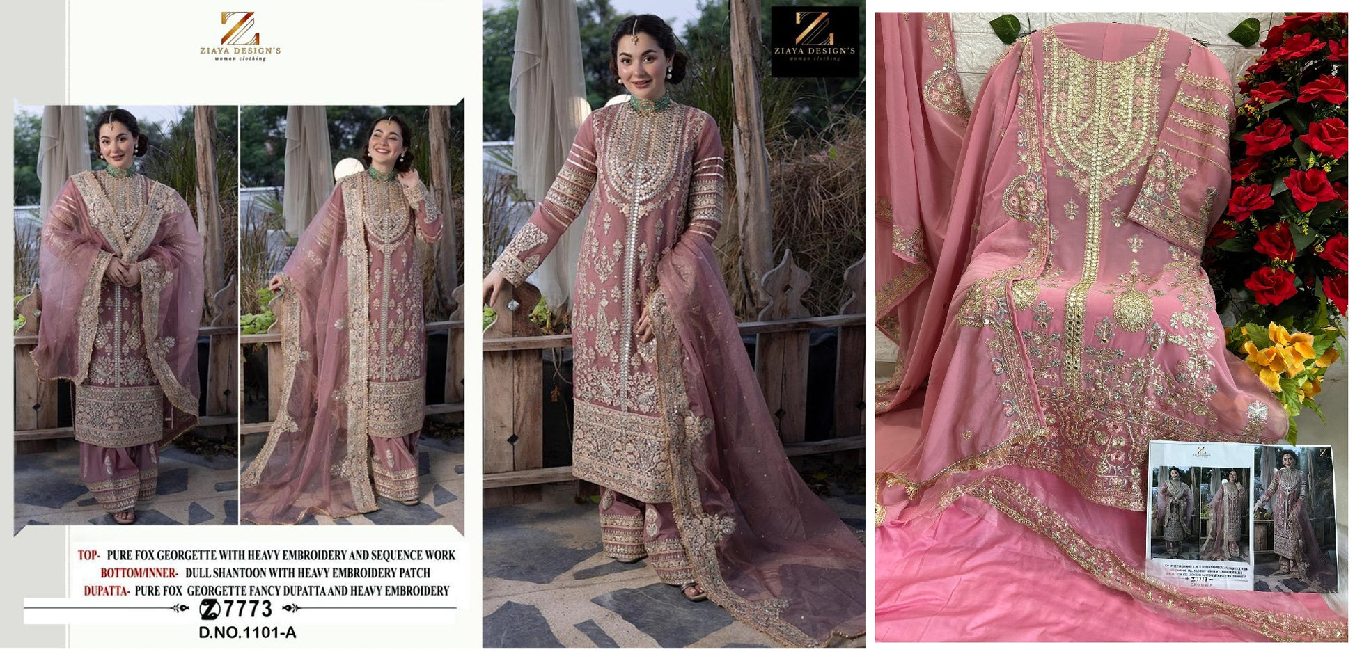 1101A Ziaya Design Pakistani Salwar Suits