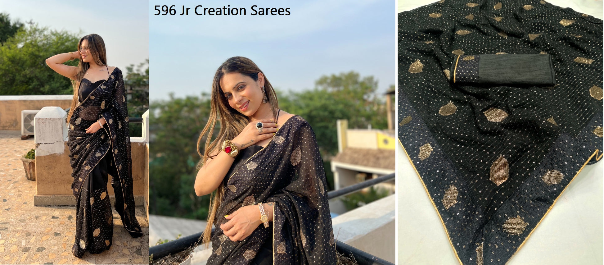596 Jr Creation Sarees