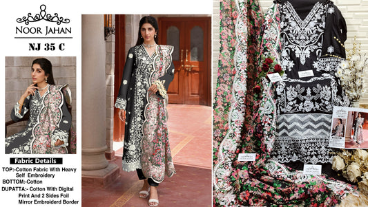 Nj-35C Noor Jahan Pakistani Salwar Suits