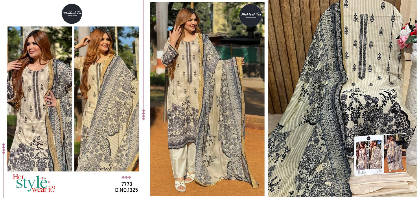 1325 Mehboob Tex Pakistani Salwar Suits