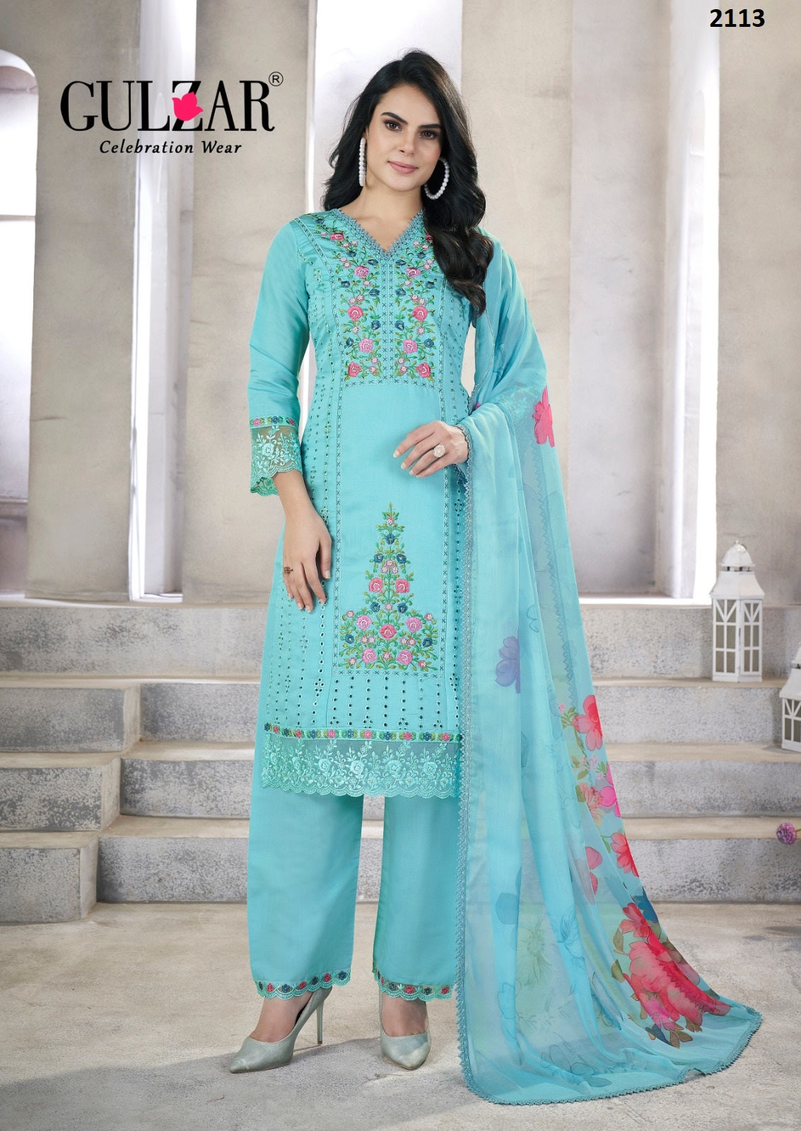 2113 Zohra-Phoolzari Gulzar Readymade Suits