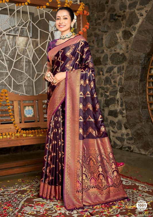 1001 Pavitra Satan Bunawat Sarees