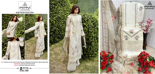 504 Anamsa Pakistani Salwar Suits