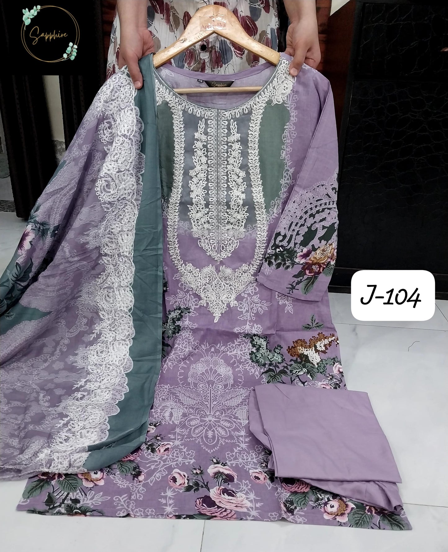 Jazmin Vol 104 Violet Sapphire Pakistani Readymade Suits