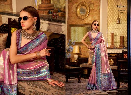317 Keshavam Rajpath Tissue Silk Sarees