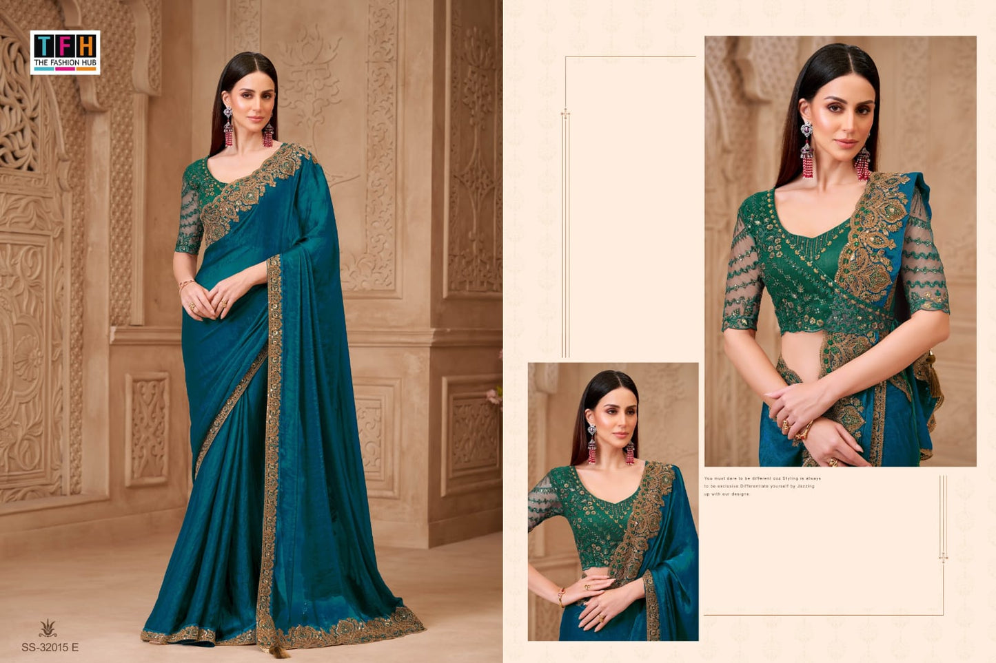 32015-E Silver Screen Tfh Georgette Sarees