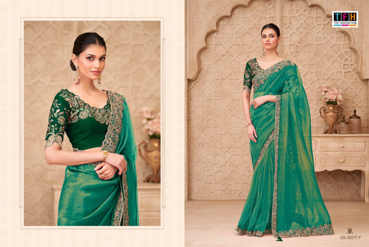 32017-F Silver Screen Tfh Georgette Sarees