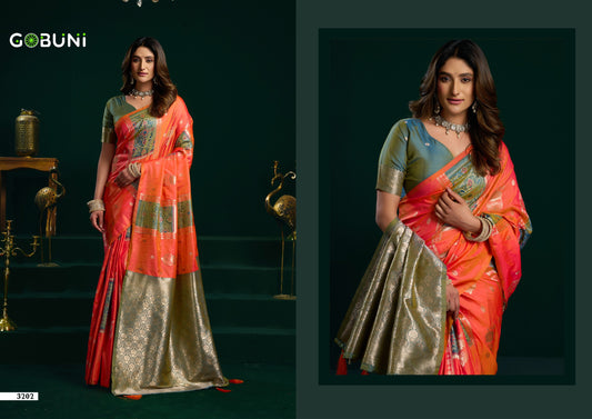 3202 Swara Gobuni Soft Silk Sarees
