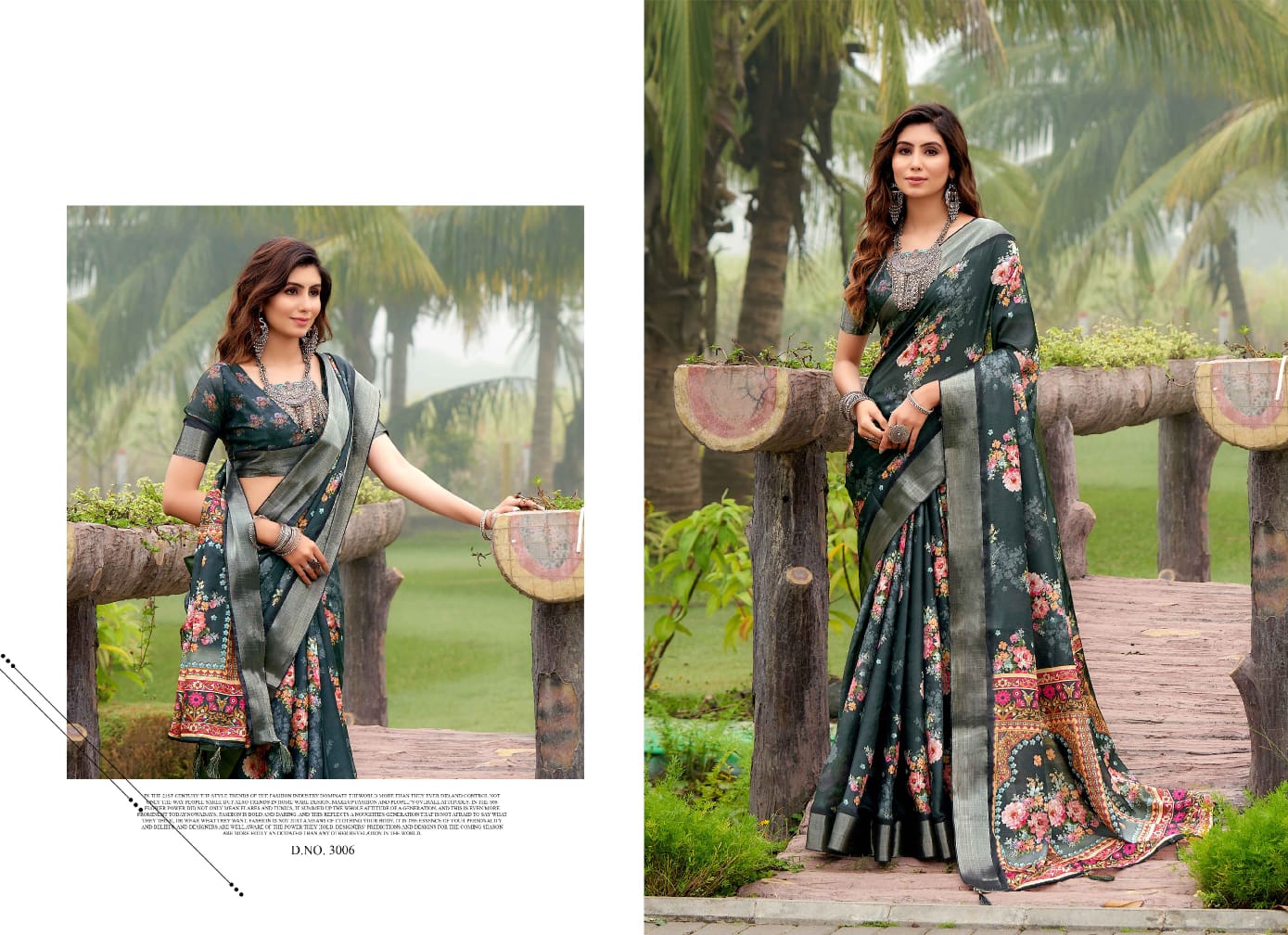 3006 Vaani Mahamani Creation Sarees