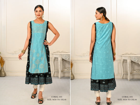 103 Coral Jivora Kurti