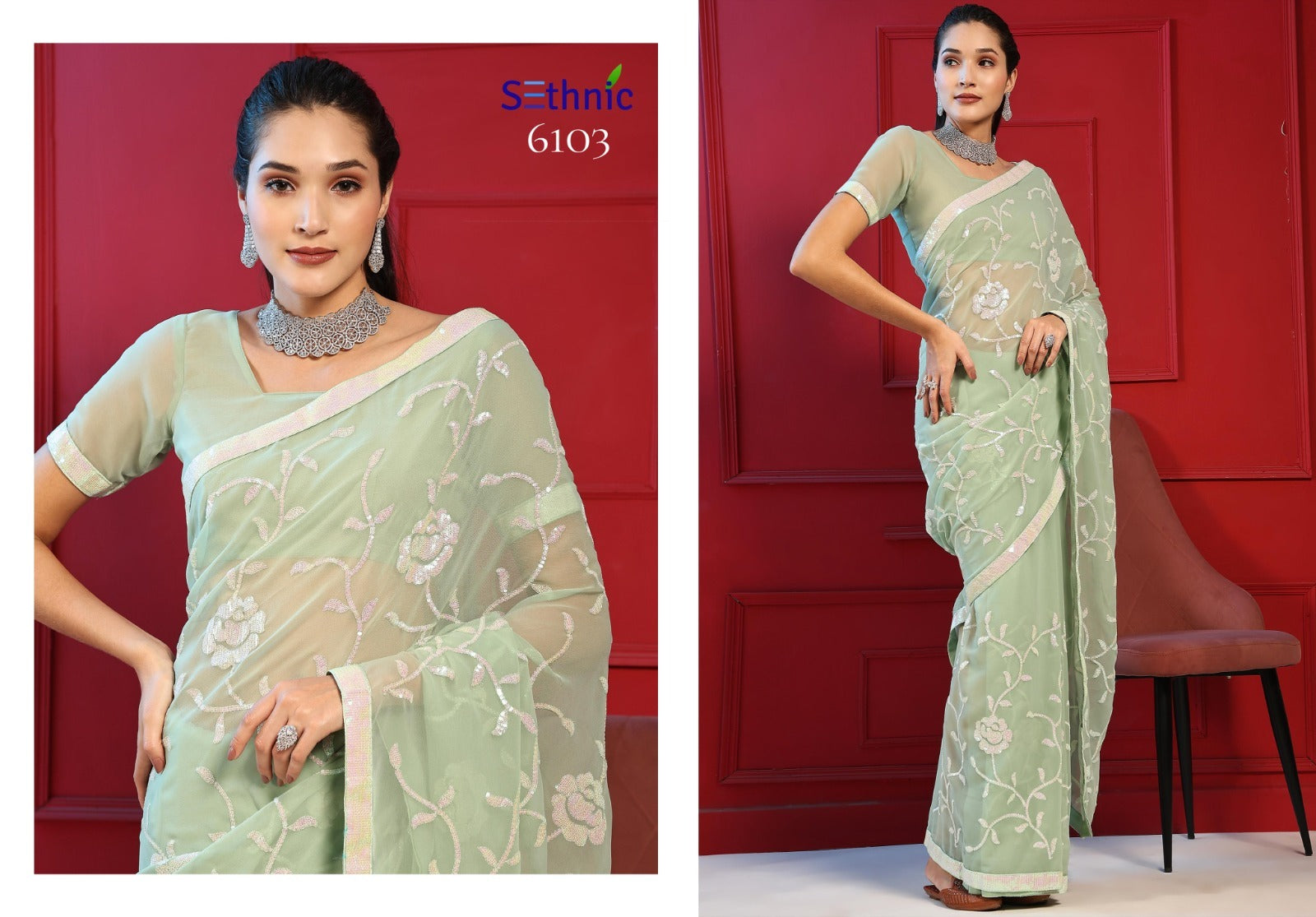 6103 Bling Vol 1 Sethnic Sarees