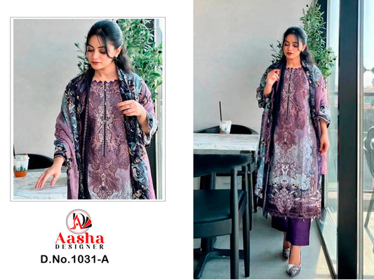 1031A Aasha Designer Pakistani Salwar Suits
