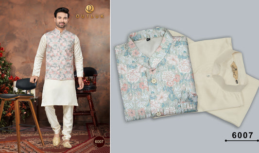 6007 Wedding Collection Vol 6 Outluk Mens Kurta Pyjama