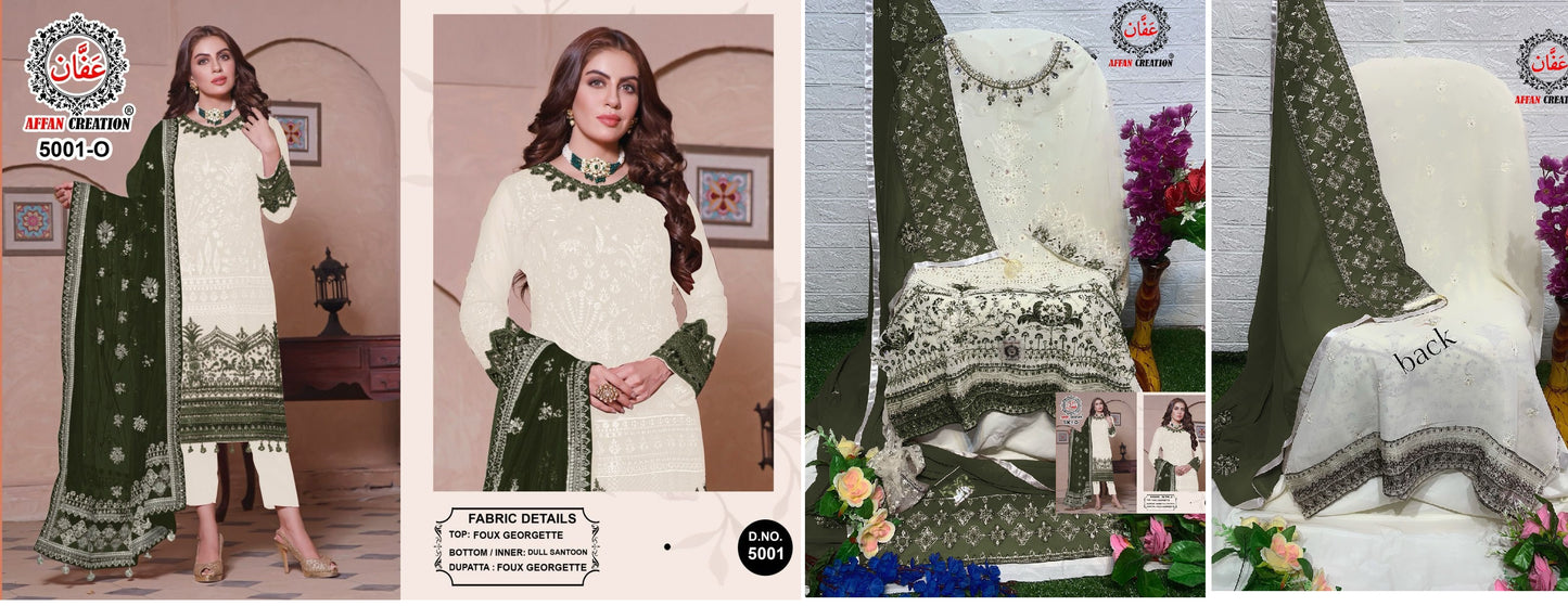 5001O Affan Creation Pakistani Salwar Suits