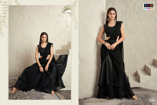 7708 Super Star Tfh Ready To Wear Saree
