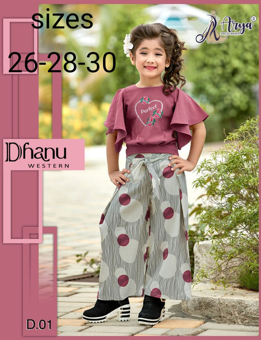 01 Dhanu Adm Girls Western Dress