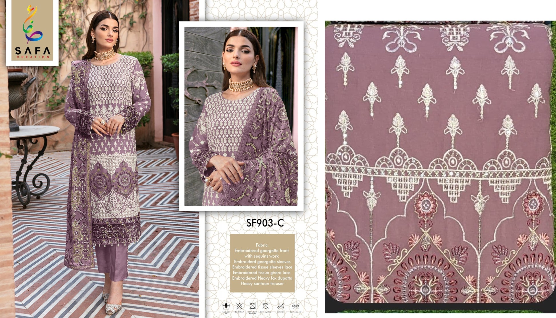 903C Safa Creation Pakistani Salwar Suits